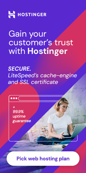hostinger web hosting banner